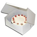 WHITE CAKE BOXES 8 X 8 X 4 INCH 250GSM 410 MICRON - PACK OF 250Alternative Image2