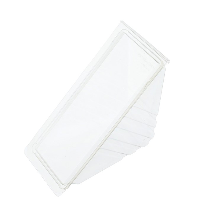 DEEPFILL CLEAR PLASTIC SANDWICH WEDGES - BULK PACK