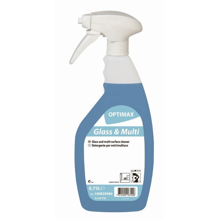 OPTIMAX GLASS  MULTI SURFACE CLEANER 750ML