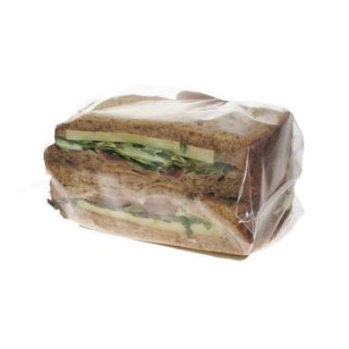 WHITE STACK SANDWICH WRAP WITH FILM
