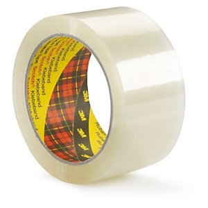 3M 309 CLEAR NO NOISE TAPE 75MM X 66M ROLL