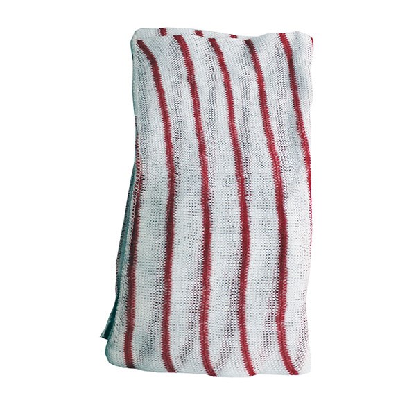 COLOUR CODED STOCKINETTE CLEANING CLOTH RED 30 X 35CM