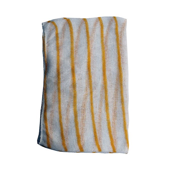 COLOUR CODED STOCKINETTE CLEANING CLOTH YELLOW 30 X 35CM