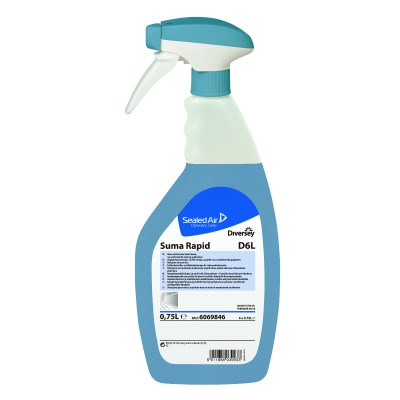 SUMA RAPID D6L GLASS AND STAINLESS STEAL CLEANER 750ML
