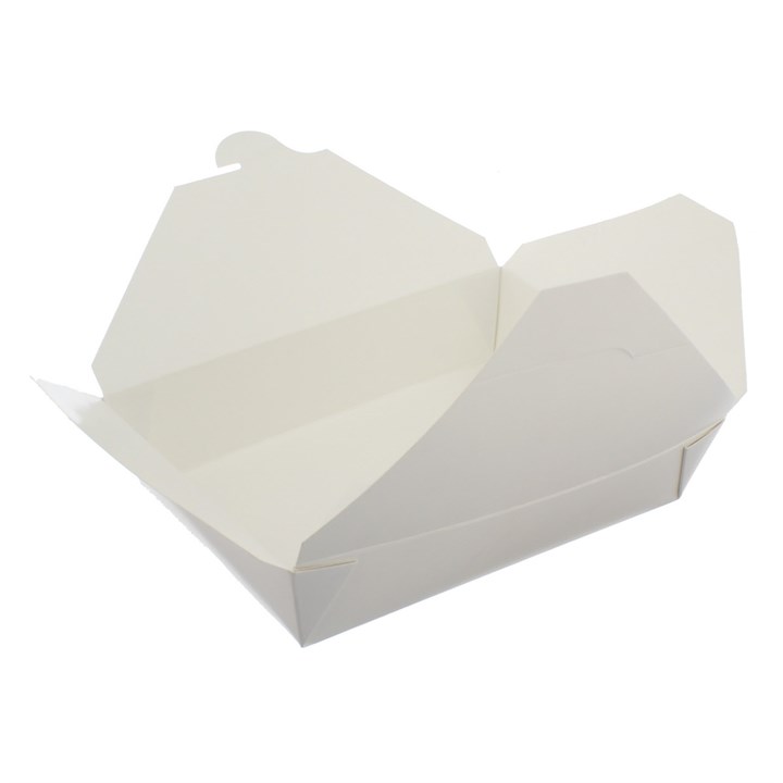 SMALL WHITE KRAFT WEB NESTED FOOD BOXES