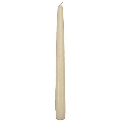 10 INCH IVORY TAPERED TABLE TOP CANDLES