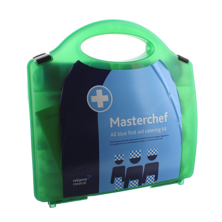 RELIANCE MEDICAL MASTERCHEF ALL BLUE CATERING KITCHEN FIRST AID KIT