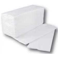 WHITE 1PLY ZFOLD HAND TOWELS 150 SHEETS