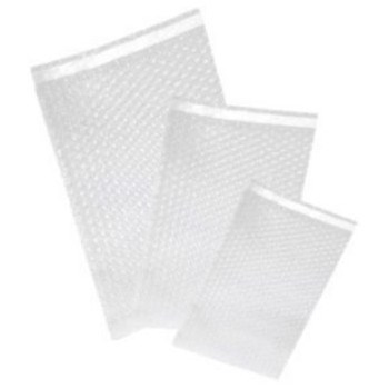 200 X 300MM WITH 50MM SELF SEAL LIP BUBBLE WRAP FILM POUCH BAGS