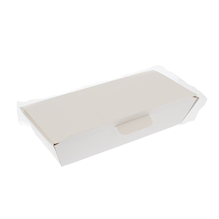 LARGE WHITE PAPER FISH AND CHIP BOX