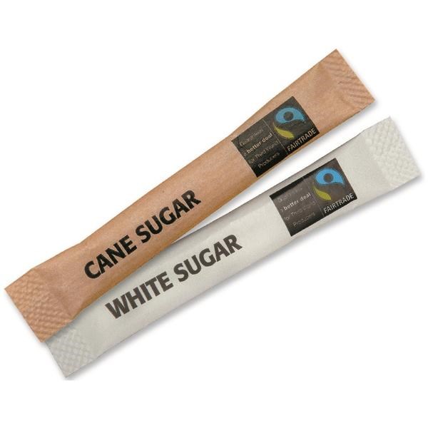 Fairtrade White Sugar Sticks 2.5g