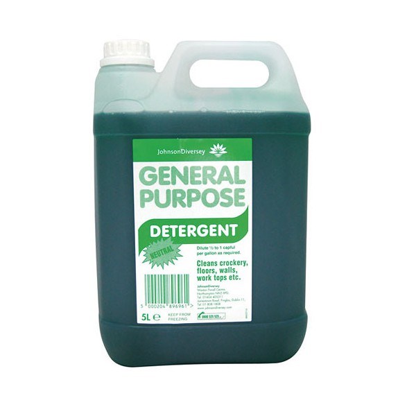 DIVERSEY PROFESSIONAL GENERAL PURPOSE CONCENTRATED DETERGENT NEUTRAL 5 LITRE