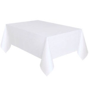 TORK WHITE DISPOSABLE TABLE COVERS 120 X 120CM