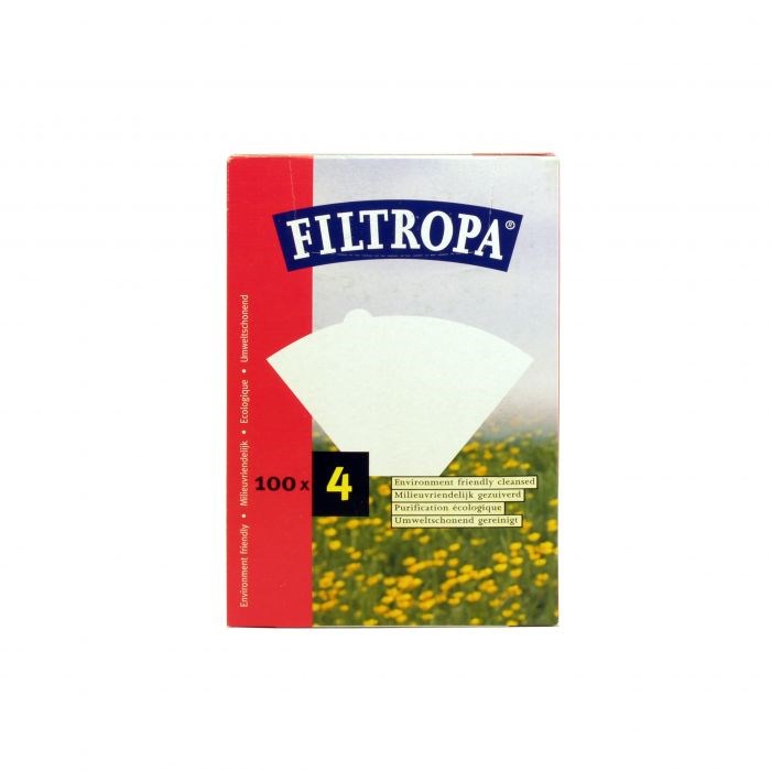 FILTROPA WHITE SIZE 4 FILTER PAPERS