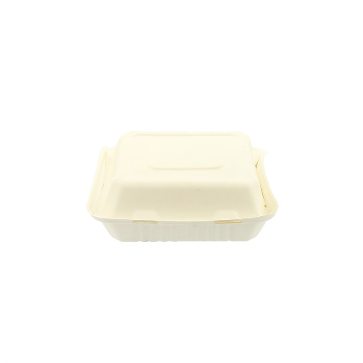 Leafware Bagasse Clamshell Food Box