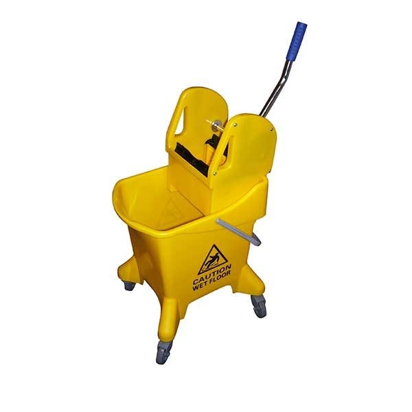 25L MOPPING SYSTEM WITH GEAR PRESS WRINGER YELLOW