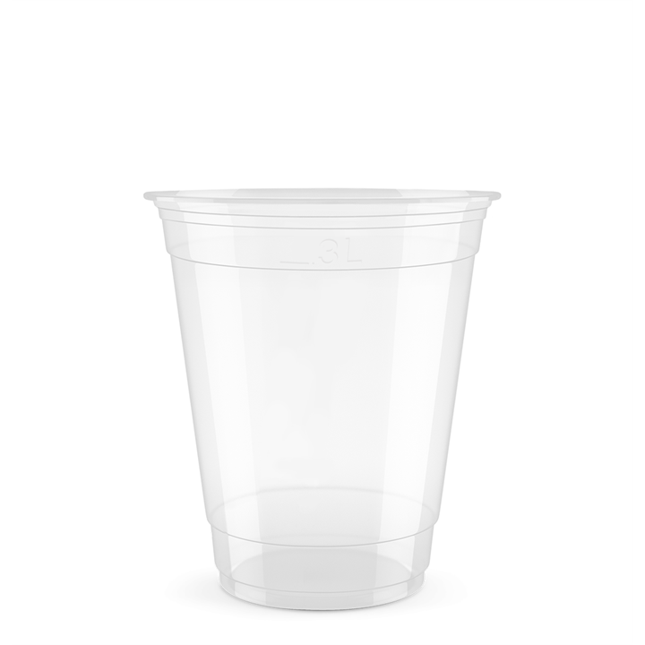 Leafware Clear Tumbler with printed message