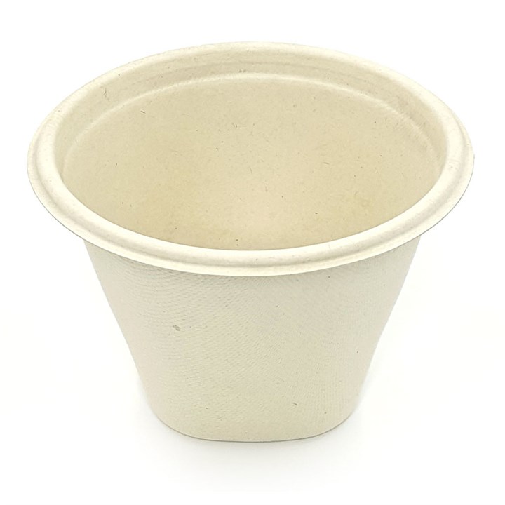 500ML COMPOSTABLE ROUND PULP BOWL