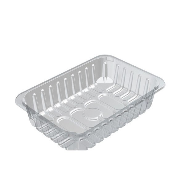 D1365 PADDED CLEAR FOOD TRAY 239 X 167 X 65MM