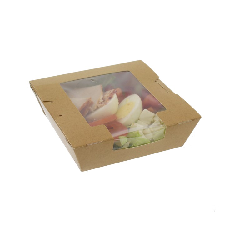 Short Life Kraft Container Large 190x140x40mm