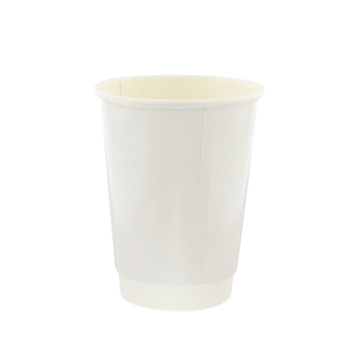 Leafware White Double Wall Cup