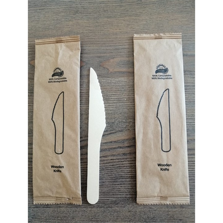 Leafware Individually Packed Wooden Knife
