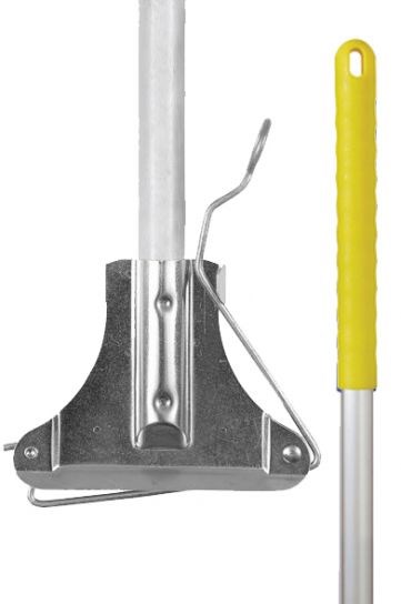 KENTUCKY MOP HANDLE WITH METAL FITTING YELLOW 137CM