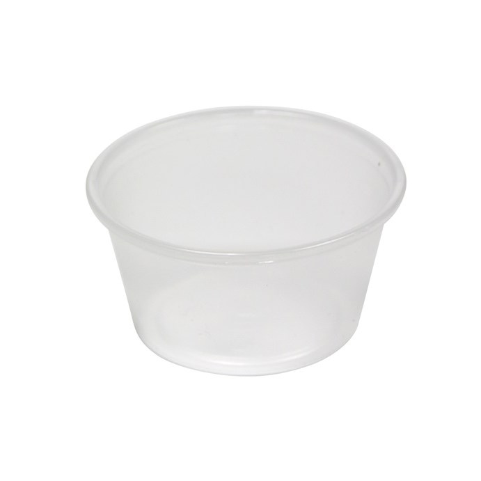 2OZ OLYMPIA PORTION CLEAR CUPS POTS
