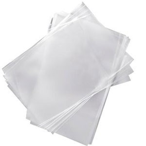 16 X 28  INCH 325G CLEAR POLYPROPYLENE BAGS WITH PERFORATIONS