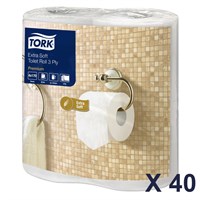 TORK CONVENTIONAL TOILET ROLL PREMIUM 3 PLY T4