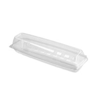 9 INCH CLEAR PLASTIC BAGUETTE CONTAINER