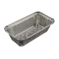 NO.6A TAKEAWAY FOIL TRAY CONTAINER 4 X 8 INCH