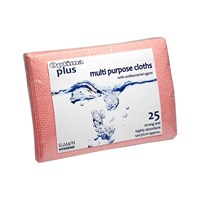 RED OPTIMA PLUS SUPER ABSORBENT ANTI-BACTERIAL CLOTHS