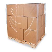 1250 X 2300 X 1520MM CLEAR SHRINK PALLET COVER 125MU