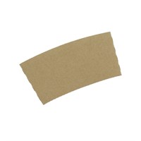 810OZ KRAFT BROWN CUP COMPOSTABLE SLEEVES CLUTCHES