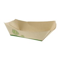 LEAF 2LB BAMBOO COMPOSTABLE FOOD TRAY