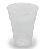 500KPLA      500ml Clear PLA Compostable Cup 50x20 61360