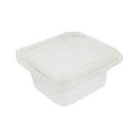 370CC CLEAR PLA SALAD CONTAINER 126X117X56MM 14X50S
