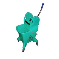 25L MOPPING SYSTEM WITH GEAR PRESS WRINGER GREEN