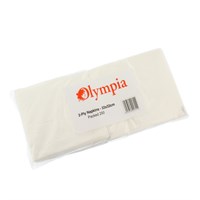 OLYMPIA 2PLY WHITE NAPKIN 40 X 40CM
