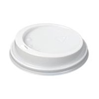 WHITE SIP THRU LIDS PS - FITS 12 AND 16Oz CUPS