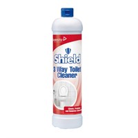 SHIELD 3 WAY TOILET CLEANER AND DESCALER 1 LITRE