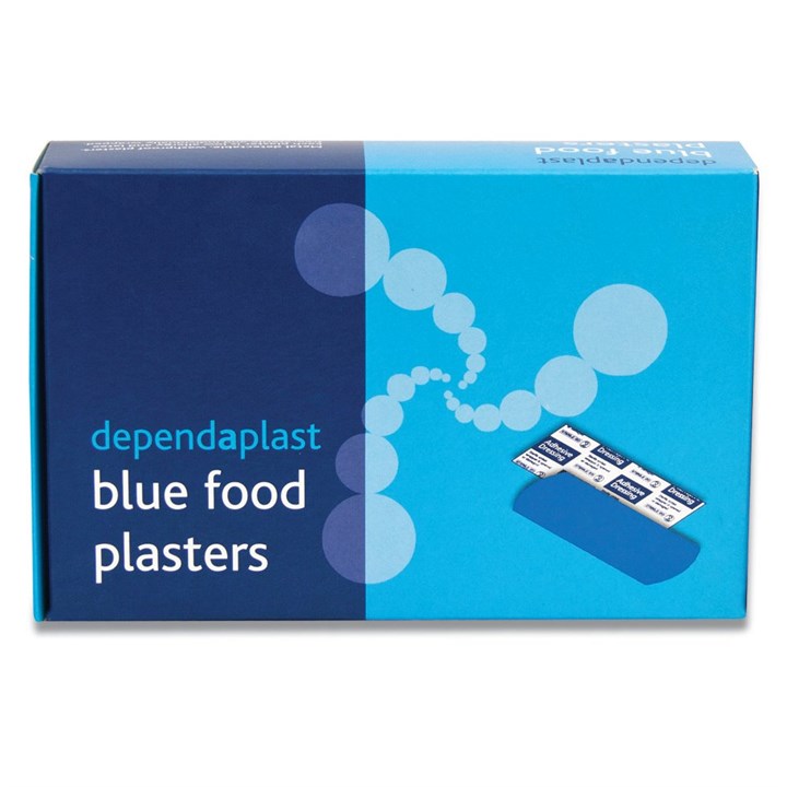 FIRST AID ASSORTED BLUE PLASTERS