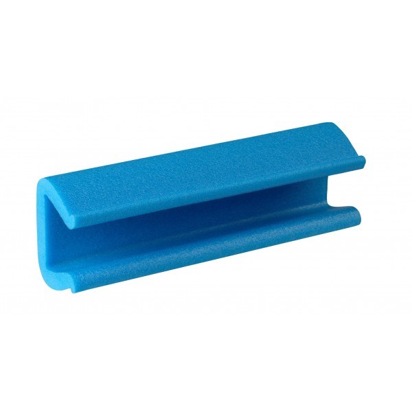 25MM X 35MM BLUE FEATHEREDGE U SECTION 2M LENGTH