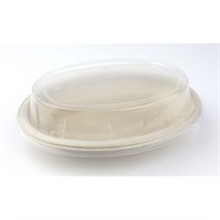 Sabert PP Oval Clear Lid