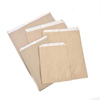 BROWN LINED PAPER CHIP BAG  2LB 7 X 9.5 INCH